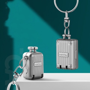 Cortaúñas Plegable de Acero Inoxidable, Cortaúñas Giratorio para Uñas de los Pies y de las Manos, Herramienta de Manicura, Llavero, para Equipaje - Product Image 2