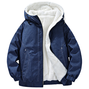 Giacche e Cappotti in Denim Blu per <span class=keywords><strong>Uomo</strong></span>, Fornitura Diretta dalla Fabbrica Cinese - Product Image 1