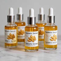 Corrector de manchas oscuras de cúrcuma, vitamina C y Ácido Kójico, suero de etiqueta privada, esencia facial