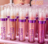 Base de brillant à lèvres liquide hydratant violet en gros, imperméable, sans cruauté, sain, scintillant, de haute qualité, végétalien et brillant