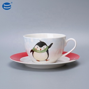 <span class=keywords><strong>Taza</strong></span> de cerámica con cubierta de silicona para viaje, diseño navideño de 400CC - Product Image 3