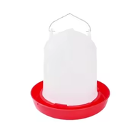 Eau potable pour volaille Abreuvoir pour poulet Mangeoire et abreuvoir pour volaille Seau avec couvercle pour poulet Canard Oie