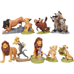 9 pezzi/set il <span class=keywords><strong>leone</strong></span> <span class=keywords><strong>re</strong></span> dei film di cartone animato Action Figure collezione di giocattoli modello in PVC figurina bambola ornamenti regalo - Product Image 1