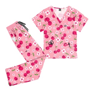 Ensembles d'uniformes personnalisés imprimés pour le personnel médical – Tenues d'été pour infirmières et soignantes en milieu hospitalier et <span class=keywords><strong>spa</strong></span> - Product Image 2