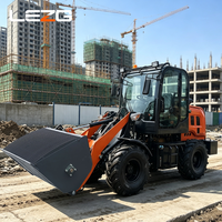 Mini-chargeuse sur pneus ZL920 avec godet de 0,6 m³ et accessoire godet mélangeur – Chargeuse compacte diesel économique pour le chargement de sable sur petites exploitations agricoles