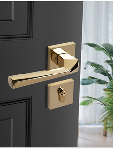 Phong cách hiện đại z6028 nội thất phòng tắm cửa xử lý hợp kim kẽm grey nhà máy bán hàng trực tiếp để sử dụng nhà - Product Image 4