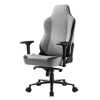 Chaise de jeu exécutive moderne, chaise ergonomique pour PC avec mousse moulée 360° °   Siège pivotant et base en aluminium pour salles de jeux de luxe
