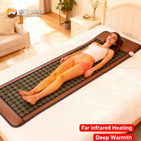 Jiwan Lejia Vente en gros de surmatelas chauffant personnalisé en pierre de jade, tapis thermique pour studio de bien-être holistique