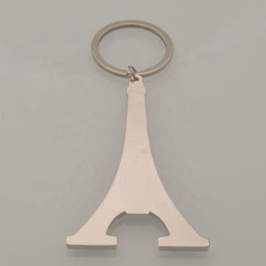 Franse toeristische souvenirs cadeau metalen Eiffeltoren vorm metalen flesopener sleutelhanger - Product Image 4