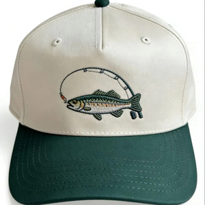 Casquette de camionneur de pêcheur du Vietnam, 100 pièces, avec logo brodé personnalisé, Snapback, 5 panneaux, pré-courbée, en toile, pour adulte, sport et extérieur, motif personnage - Product Image 1