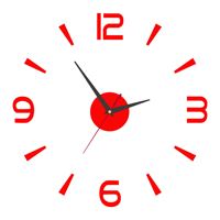 Jam Dinding Digital Modern Penjualan Langsung Pabrik, Sederhana, Modis, Kreatif, DIY, Jam Kuarsa untuk Ruang Tamu Kamar Tidur, Dapat Dipasang di Dinding