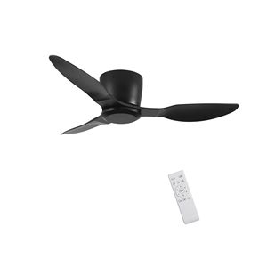Ventilador de techo empotrado de 40 pulgadas con 3 aspas, motor y control remoto para sala de estar, cocina y dormitorio - Product Image 1