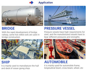 Подгонянная толщина и размер различных материалов hr горячекатаный лист из углеродистой стали в катушке - Product Image 6