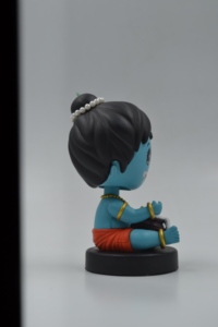 Bobblehead Makhanchor Krishna es un animal lindo y juguetón, perfecto para el tablero de tu coche, la oficina o la decoración del hogar. - Product Image 4