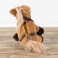 Sac à main en peluche souple en forme de cheval, jouet en peluche pour garçons, épaule