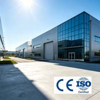 Hangar de stockage en acier léger sur mesure, résistant au vent, bâtiment métallique préfabriqué pour entrepôt logistique et stockage de marchandises