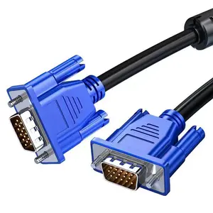 Cable de proyector de Monitor HDTV, alta velocidad, 1,5 m, 4 + 5 VGA, 15 Pines, macho a macho, para PS3/4 PC