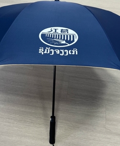 Paraguas Recto Resistente a Fuertes Vientos de 120 cm, Tamaño Extra Grande, Apertura Automática, Mango Largo, Promocional, Personalizado con Logotipo Impreso, Paraguas para Lluvia - Product Image 3