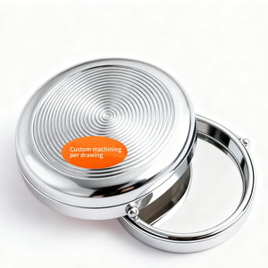 Boîte de maquillage compacte personnalisée, emballage cosmétique, étui rotatif pour baume solide - Product Image 1