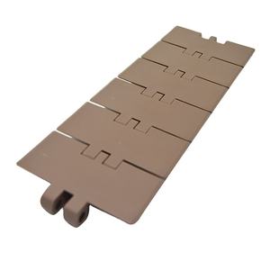 PLASTLINK <span class=keywords><strong>PL</strong></span> 820 POM Tablet Dynamische Leichtgewicht-Transportkette mit Einzelgelenk und Gerader Schieferplatte - Product Image 1