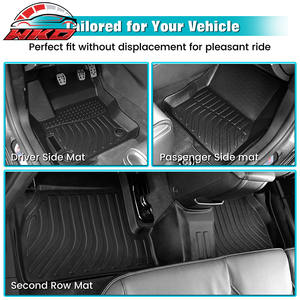 Tapis de sol TPE toutes saisons, haute résistance, 3D moulé, imperméable, compatible avec Ford Focus 5 places 2012-2018 - Product Image 6