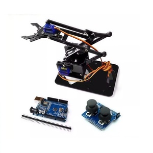 Kit de Brazo Robótico Acrílico DIY de 4 Ejes, Brazo Mecánico Programable para Aprendizaje STEM, Proyecto de Máquina de Garras de Escritorio Onestopelectronic - Product Image 2