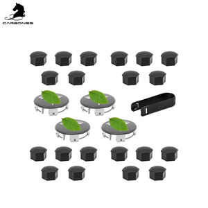 Emblème de voiture rouge argenté, étiquette Logo de voiture, <span class=keywords><strong>Center</strong></span> de roue pour Tesla modèle 3 - Product Image 6