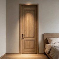 Pintu Kayu Modern Desain Modern untuk Hunian Rumah Villa Hotel Proyek Apartemen Rumah