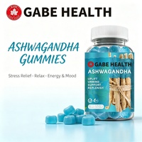Gomitas de Ashwagandha ODM/OEM, 60 Unidades, Relajantes y Calmantes, Veganas, Sin Gluten, Suplemento Dietético Herbal para Venta al Por Mayor B2B