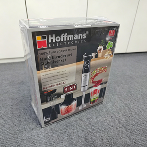 Ensemble de mixeur plongeant Hoffmans HM-8032 1000W 5-en-1 avec contrôle de vitesse progressif et mousseur <span class=keywords><strong>à</strong></span> lait pour une utilisation <span class=keywords><strong>professionnelle</strong></span> en cuisine - Product Image 5