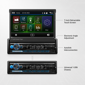 <span class=keywords><strong>Autoradio</strong></span> simple <span class=keywords><strong>DIN</strong></span> 7 pouces, lecteur audio-vidéo <span class=keywords><strong>Bluetooth</strong></span>, RDS FM AM, Autolink, radio stéréo <span class=keywords><strong>Bluetooth</strong></span>, USB, TF, <span class=keywords><strong>autoradio</strong></span> - Product Image 2