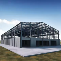 Structure en acier personnalisée pour stade/court de sport avec pièces en acier préfabriquées galvanisées/peintes