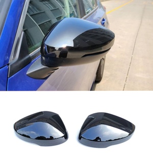 Accessoires extérieurs pour voiture Welta ABS, coques de rétroviseurs extérieurs droit, finition noire brillante, look original, kit carrosserie pour Civic - Product Image 2