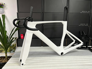 Cadre de vélo de route SUNREMO 32C en fibre de carbone avec freins à disque, finition brillante, 142x12mm, fourche et dérailleur <span class=keywords><strong>avant</strong></span> mécanique/<span class=keywords><strong>Di2</strong></span>, 2800g - Product Image 3