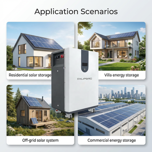 แบตเตอรี่ลิเธียมไอออนแบบตั้งพื้นสำหรับเก็บพลังงานแสงอาทิตย์ Mobile Wheel Solar Powerwall 51.2V 600Ah 30kWh  Lifepo4 - Product Image 5