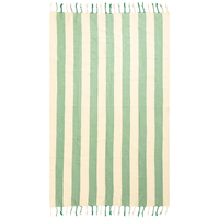 Custom Logo Luxury Turkish Beach Towel Fringe 100% Cotton 21s Yarn Quick Dry Windproof Sports Striped Travel Spa Boho Style