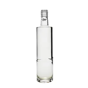 Alcoholic beverage glass bottles good quality 500ml Vodka Whisky Gin Spirits Liquor