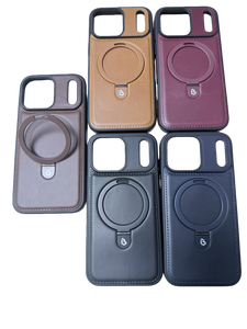 Étui de Téléphone en Cuir de Luxe Premium avec Anneau Magnétique pour iPhone 17 Pro Max 15 16 17 S26 - Product Image 2