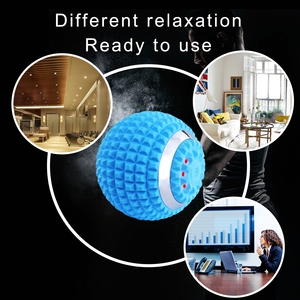 Masseur <span class=keywords><strong>vibrant</strong></span> de <span class=keywords><strong>fitness</strong></span> et de yoga rechargeable par USB à 4 vitesses, <span class=keywords><strong>appareil</strong></span> à batterie au lithium 2400 mAh, boule de massage vibrante électrique - Product Image 5
