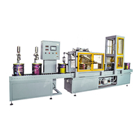 Machine de remplissage automatique complète de tambour en métal/plastique de la peinture 5L -30L