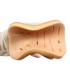 Module de pratique de suture sur peau simulée en silicone pour étudiants en médecine, destiné à l'enseignement et au commerce international transfrontalier. - Product Image 1