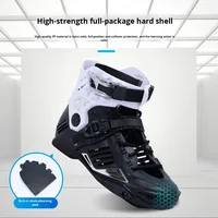 Patins à roulettes en ligne Meigao V9 avec roues lumineuses réglables en PU, roulement de 50 kg, pour adultes débutants, étudiants, hommes et femmes - Extérieur