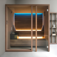 Pemanas listrik Sauna dan uap kayu padat kamar gabungan/Sauna dan ruang uap/Sauna harga mandi