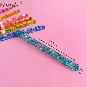 Kẹo Quà Tặng Hàng Thủ Công Mỹ Nghệ Đảng 4.5 Inch Acrylic Popsicle Sticks Gương Ice Cream Glitter Sticks Tái Sử Dụng Ice Pop Sticks PQA065 - Product Image 5