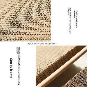 <span class=keywords><strong>Jouet</strong></span> pour chat en forme de grande roue, en <span class=keywords><strong>bois</strong></span> massif, avec boule rotative suspendue, plateau tournant pour chat, plumes colorées, <span class=keywords><strong>jouet</strong></span> à gratter pour chat, <span class=keywords><strong>jouet</strong></span> interactif pour animaux de compagnie à la maison - Product Image 4