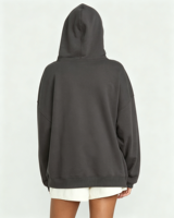 Sweat-shirt à capuche vierge pour femme, confortable en coton, faible MOQ, personnalisable OEM, style Fear of God Trapstar, impression disponible, ensemble deux pièces