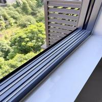 Ventanas abatibles de aluminio con aislamiento térmico de ventana de lujo Energy Star estándar canadiense
