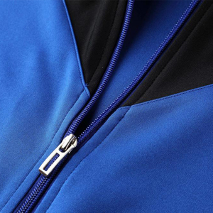Ensemble survêtement <span class=keywords><strong>rouge</strong></span> personnalisé deux pièces pour hommes et femmes, jogging, entraînement, jogging, survêtement vierge - Product Image 5