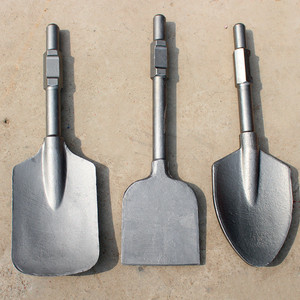 Customized China Manufacturer Steel Hex Shank 30*410mm Hammer Air Pneumatic Carving Masonry Clay <strong>Spade</strong> <strong>Chisel</strong> for Hard Rock - Product Image 4