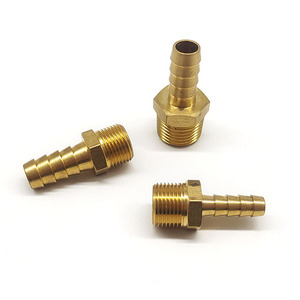 10mm con conector de lengüeta de manguera de ajuste de latón de rosca macho de <span class=keywords><strong>1</strong></span>/4" - Product Image 2